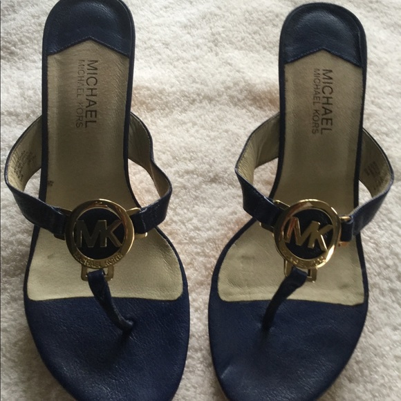Michael Kors Shoes - Michael Kors navy sandals